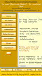 Mobile Screenshot of praxis-glinka-ohm.de